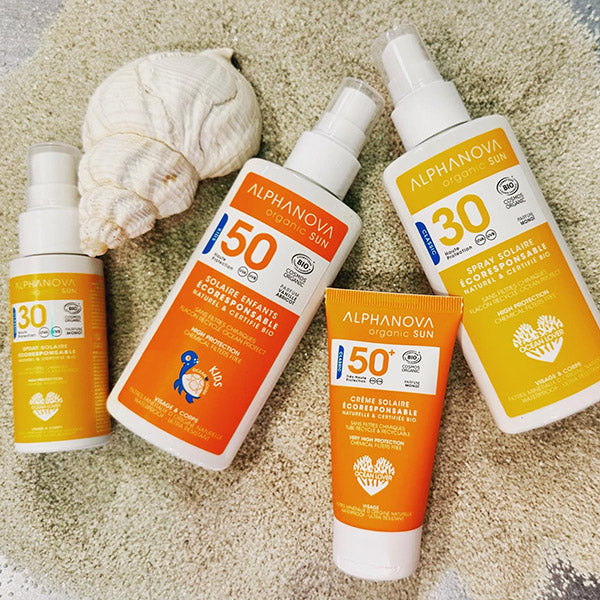 Protégez-vous du soleil avec la crème solaire ALPHANOVA SUN®