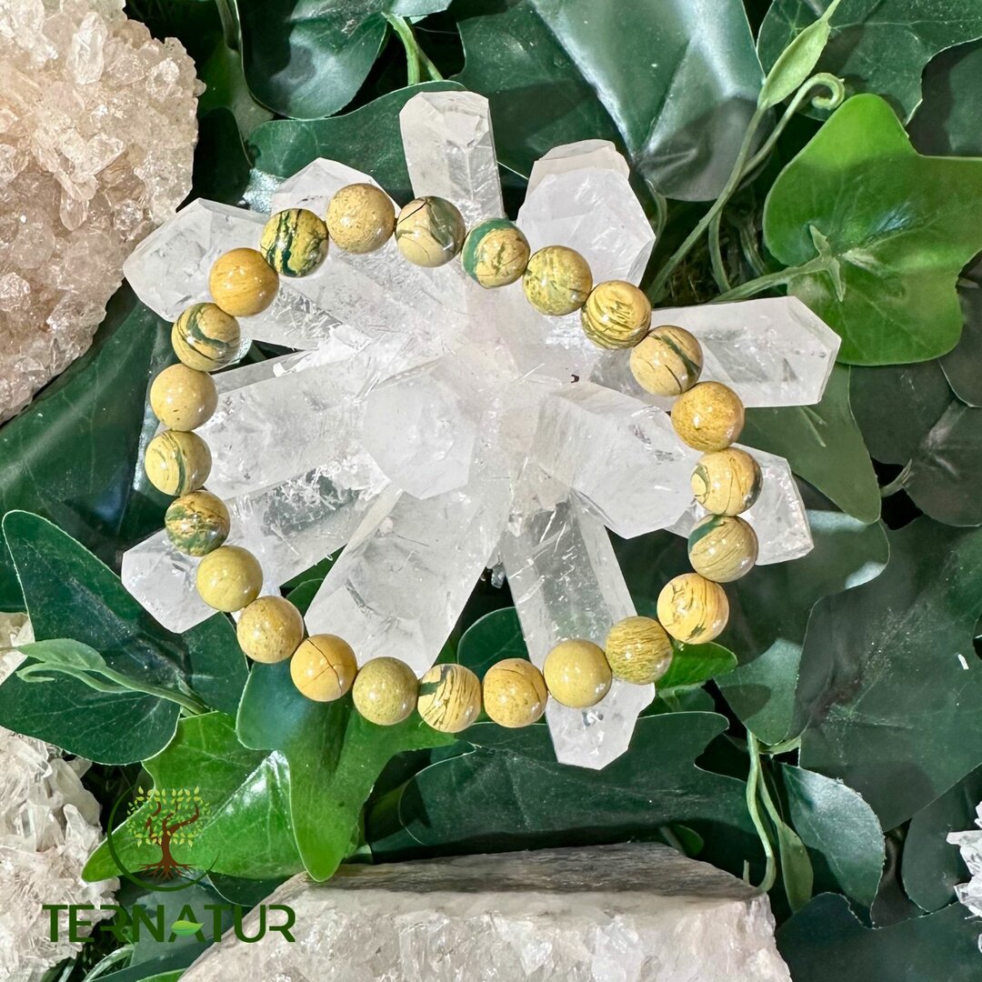 Bracelet Muscovite Verte - 8mm