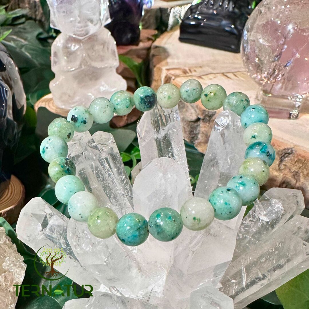 Bracelet Jaspe Kiwi - 8mm
