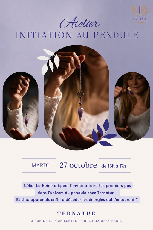Atelier Initiation à la Pratique du Pendule - Mardi 27 octobre