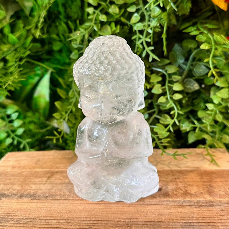 Bouddha en Cristal de Roche
