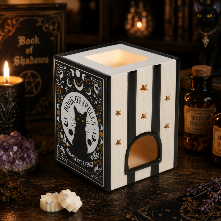 Brûle-Parfum « Bibliothèque du Chat Noir »