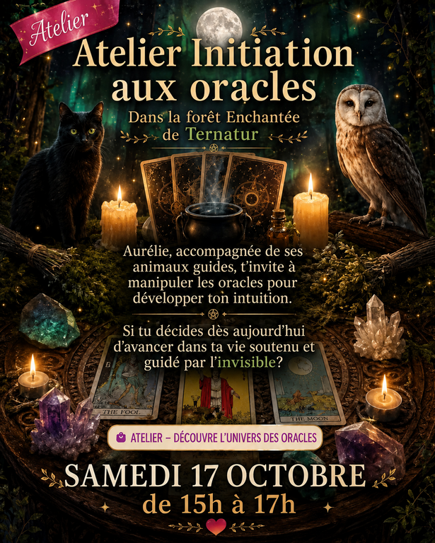 Atelier Magique – Découvre l'Univers Magique des Oracles - 17 octobre