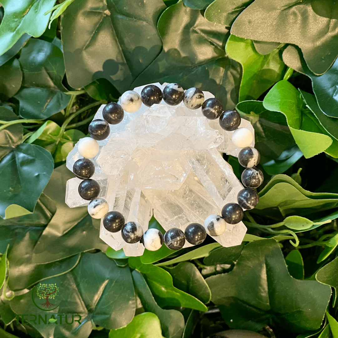 Bracelet Jaspe Zèbre - 8mm