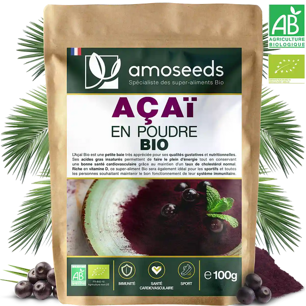 Açai en poudre Bio - 100gr