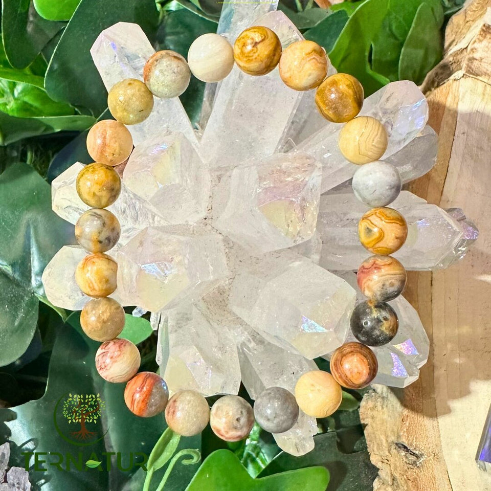 Bracelet Agate Crazy Lace - 8mm