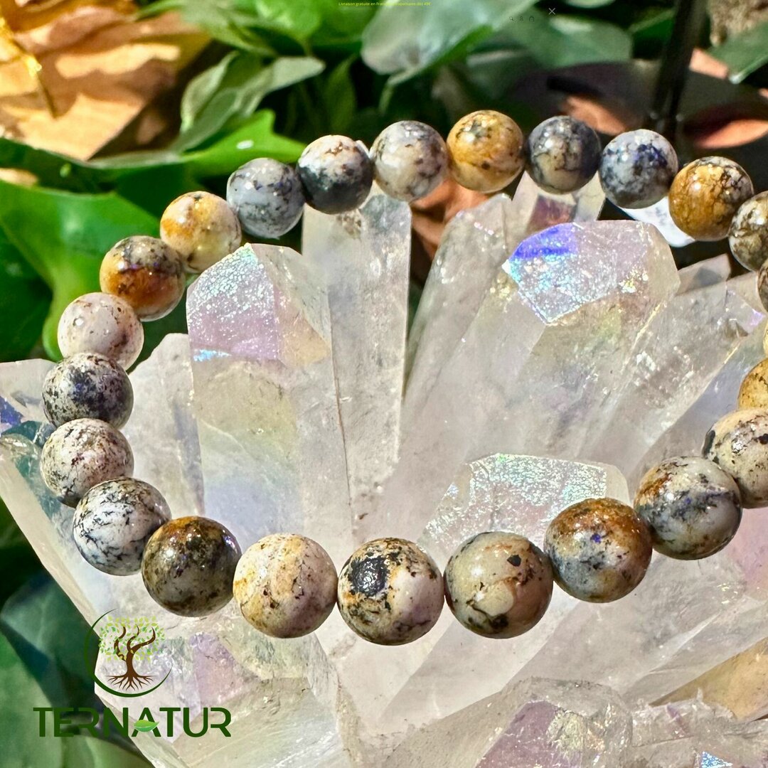 Bracelet Agate Dentritique - 8mm