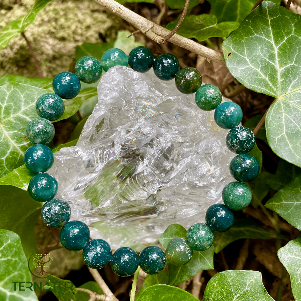 Bracelet Agate Mousse - 8mm