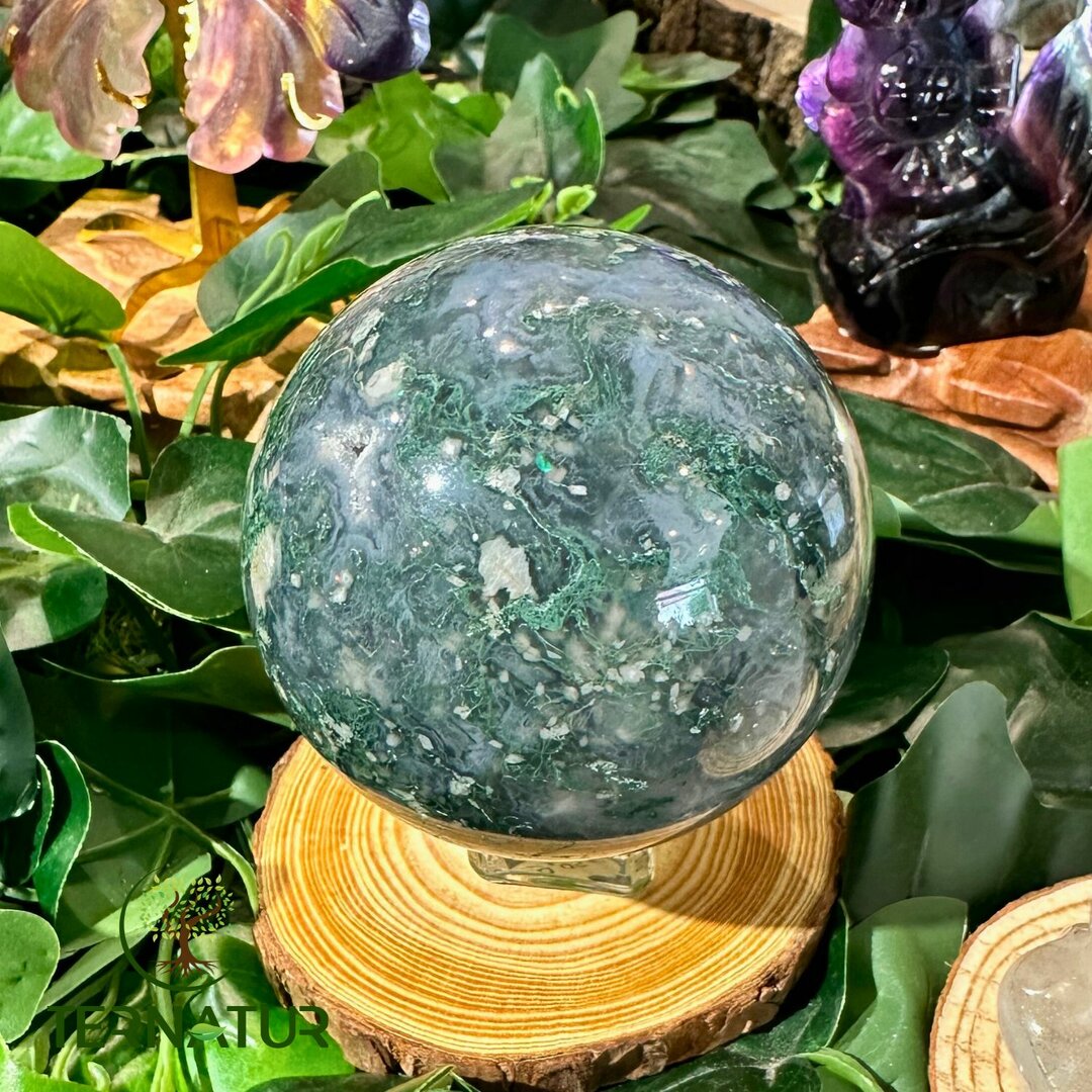 Sphère Agate Mousse - 71.6mm