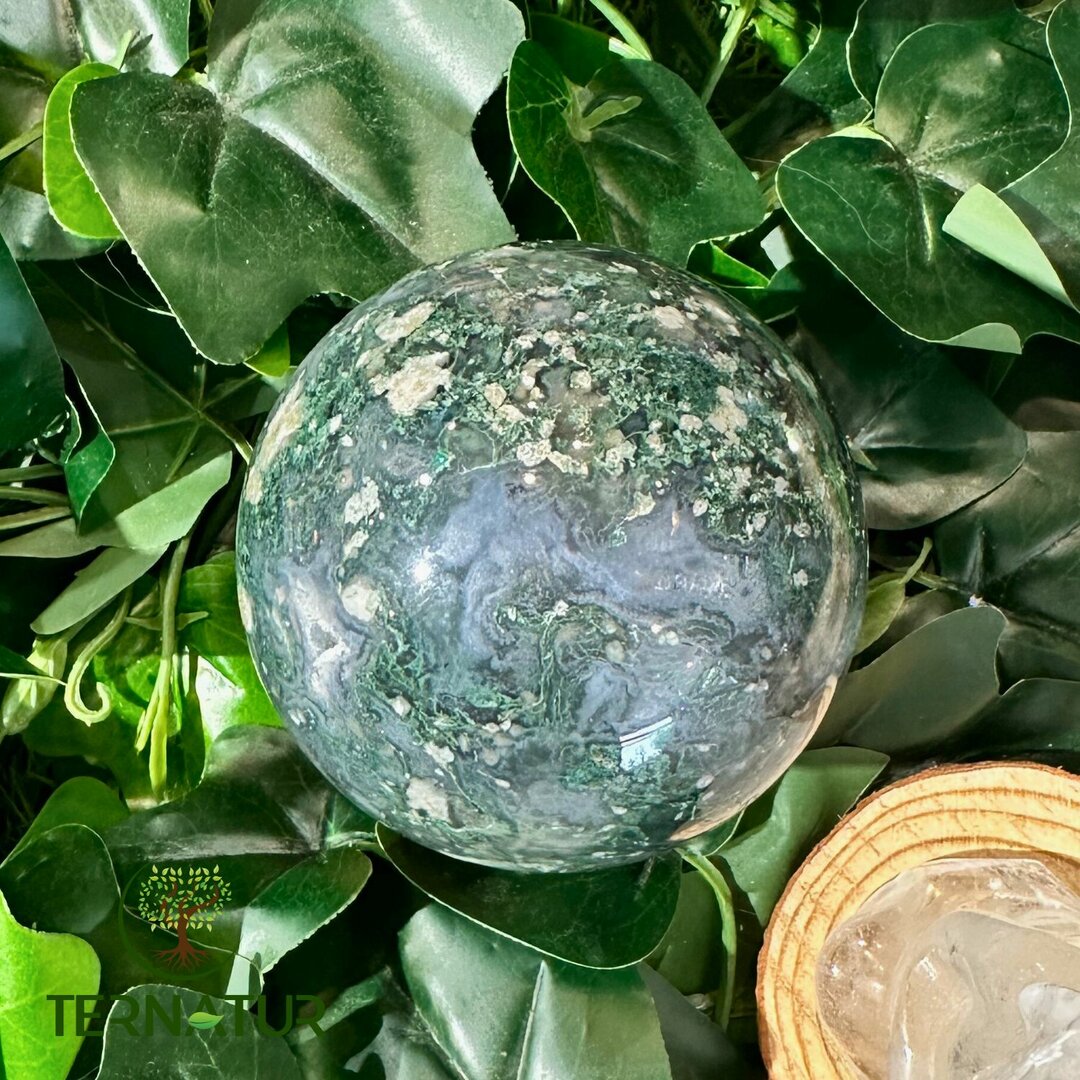 Sphère Agate Mousse - 71.6mm