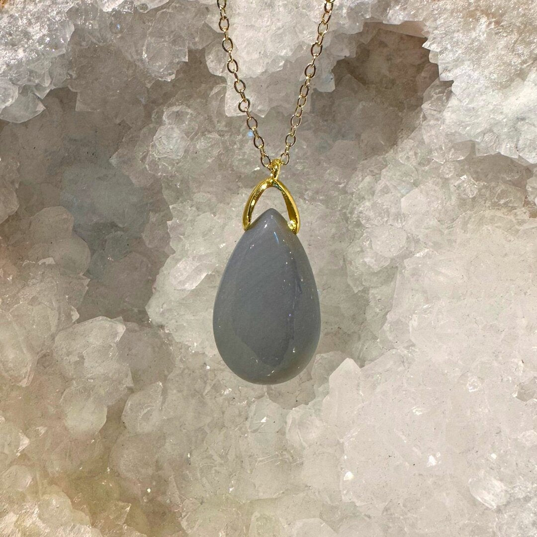 Pendentif Goutte Agate