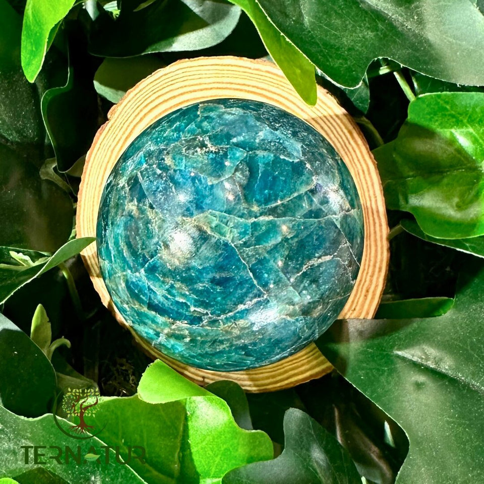 Sphère Apatite Bleue - 55mm