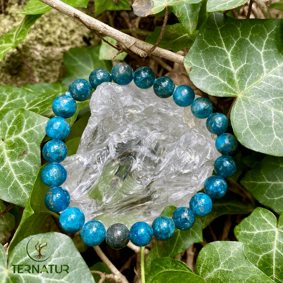 Bracelet Apatite Bleue - 8mm
