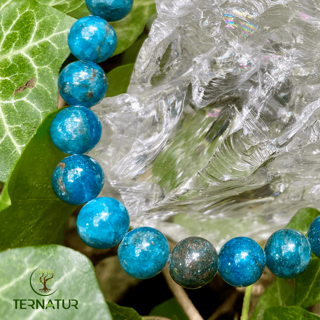 Bracelet Apatite Bleue - 8mm