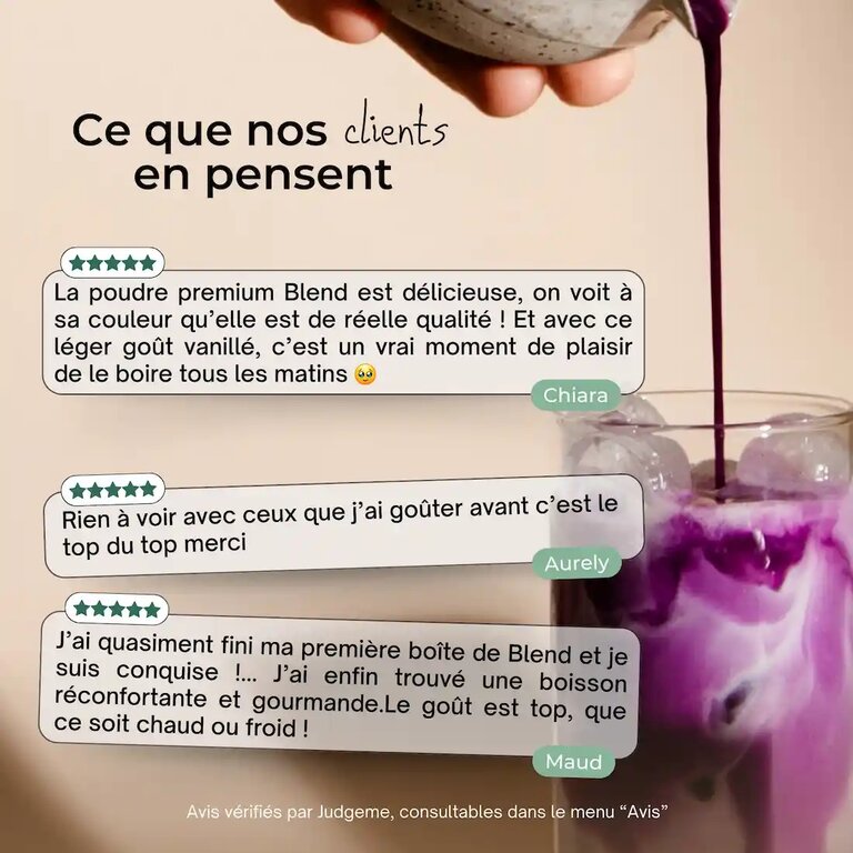 Poudre d’Ube Premium « La Blend » – Noix de Coco & Vanille Bourbon – 80 g
