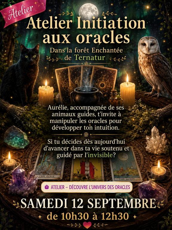 Atelier Magique – Découvre l'Univers Magique des Oracles - 12 septembre