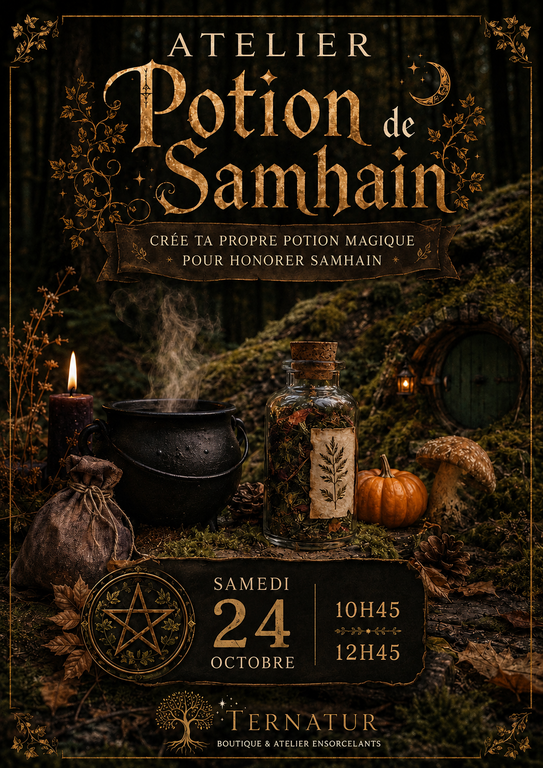 Atelier Magique – Création de Potion Féerique - 24 octobre - Édition Samhain