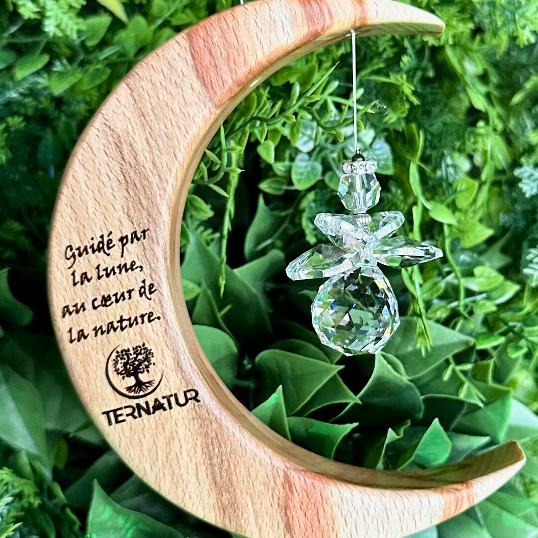 Attrape-Soleil Lune & Ange en Cristal – TERNATUR