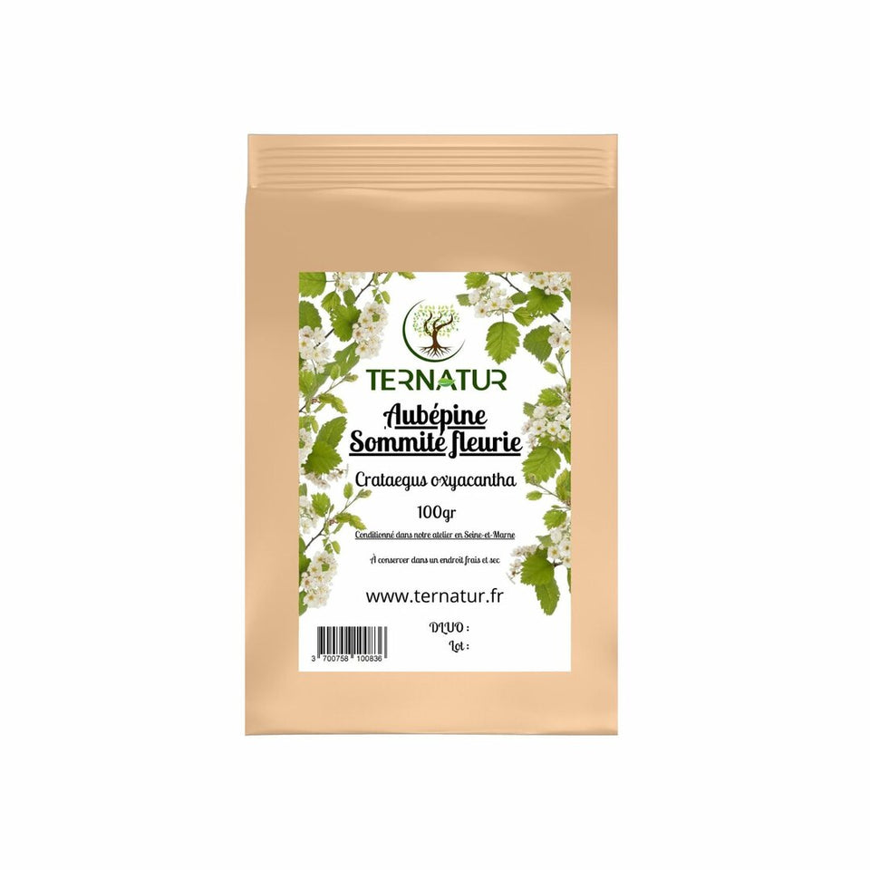 Aubépine - Sommité fleurie 100g - Crataegus oxyacantha