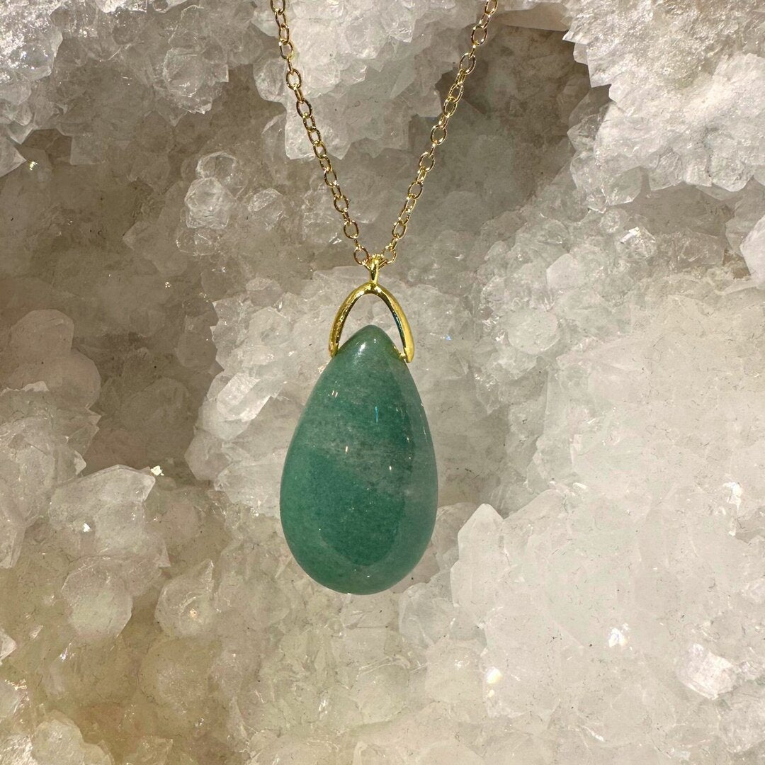 Pendentif Goutte Aventurine