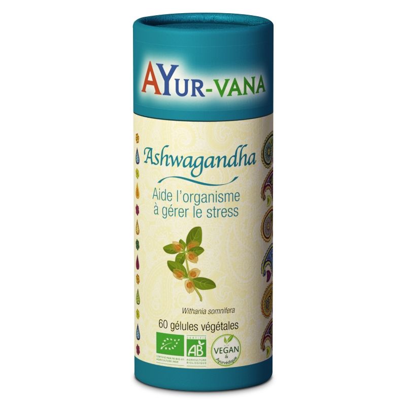 Ashwagandha Bio – AYur-vana – 60 Gélules végétales