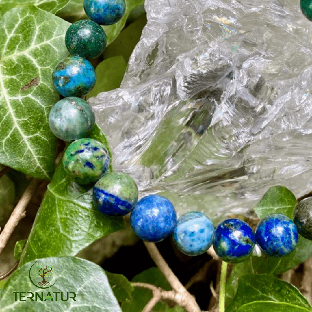 Bracelet Azurite Malachite - 8mm