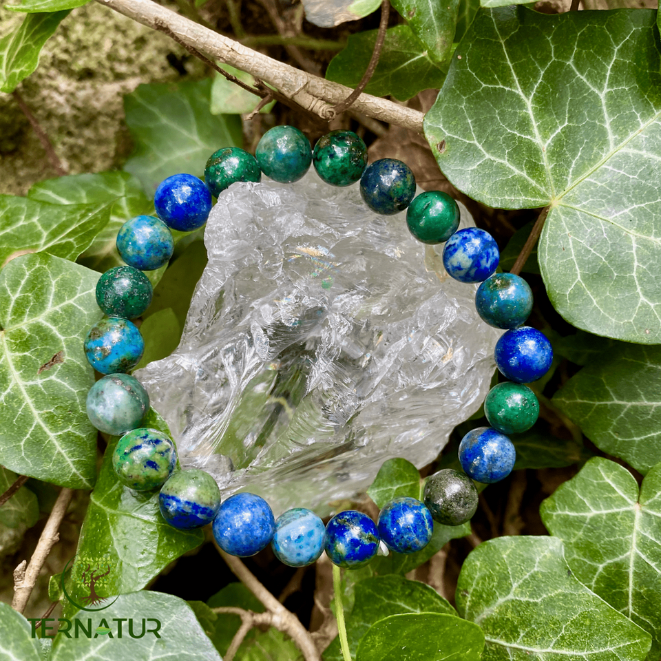 Bracelet Azurite Malachite - 8mm