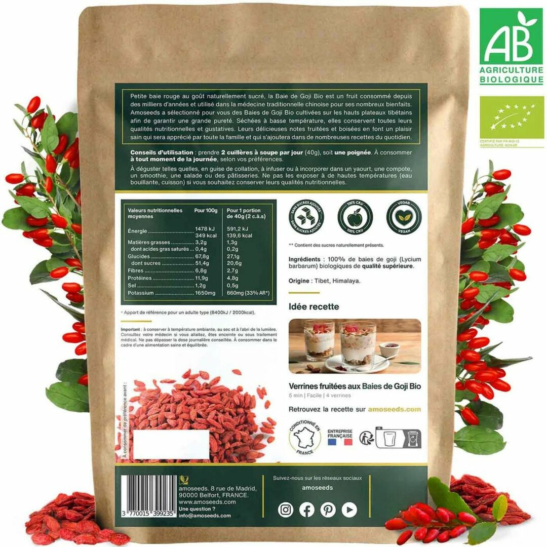 Baie de Goji Bio - 200gr