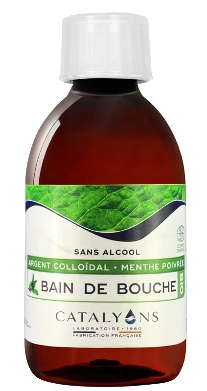 Bain de Bouche Bio à l’Argent Colloïdal – 250 ml – Catalyons
