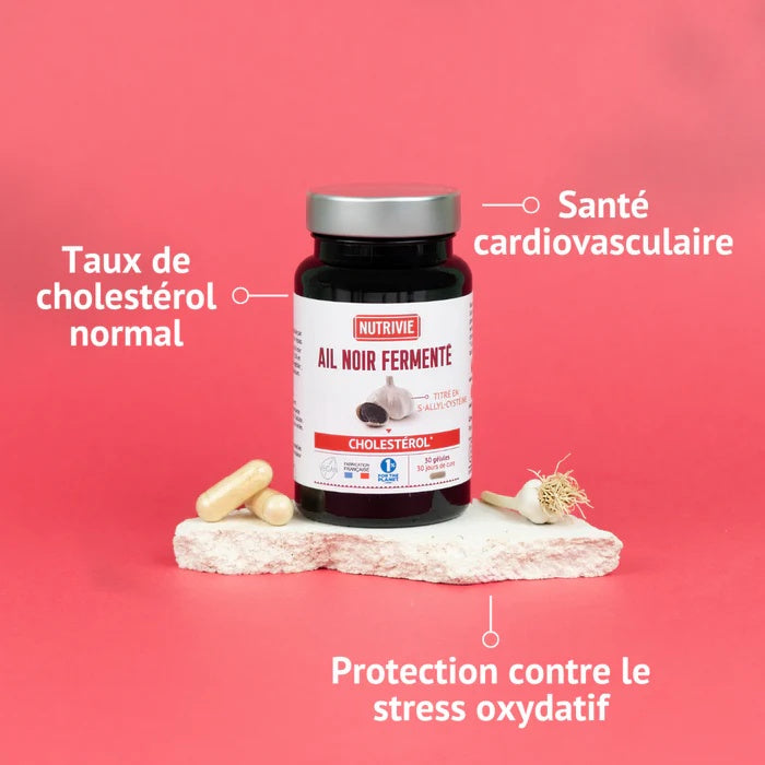 Ail Noir Fermenté – 500 mg – 30 gélules – Nutrivie