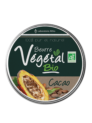 Beurre végétal de Cacao bio - 150 mL