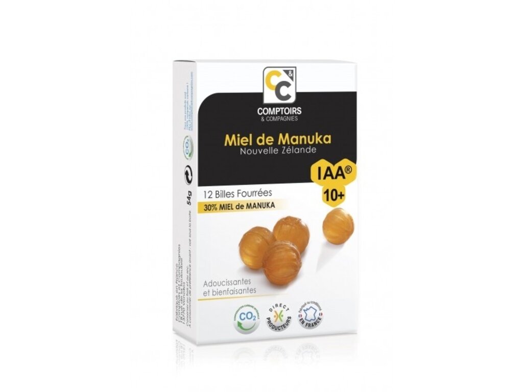 Billes fourrées au Miel de Manuka IAA 10+ - 12 unité(s)