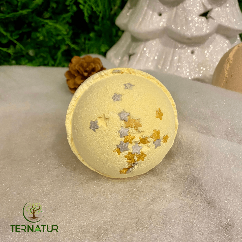 Bombe de Bain "Magie de Noël" - Senteur pâte d'amande - 180g