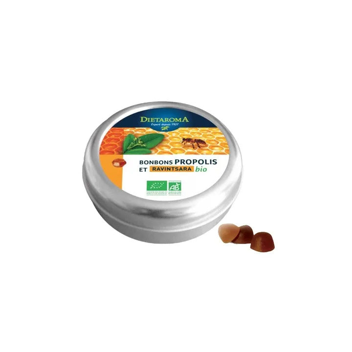 Bonbons Bio Propolis & Ravintsara – 50 g – Dietaroma