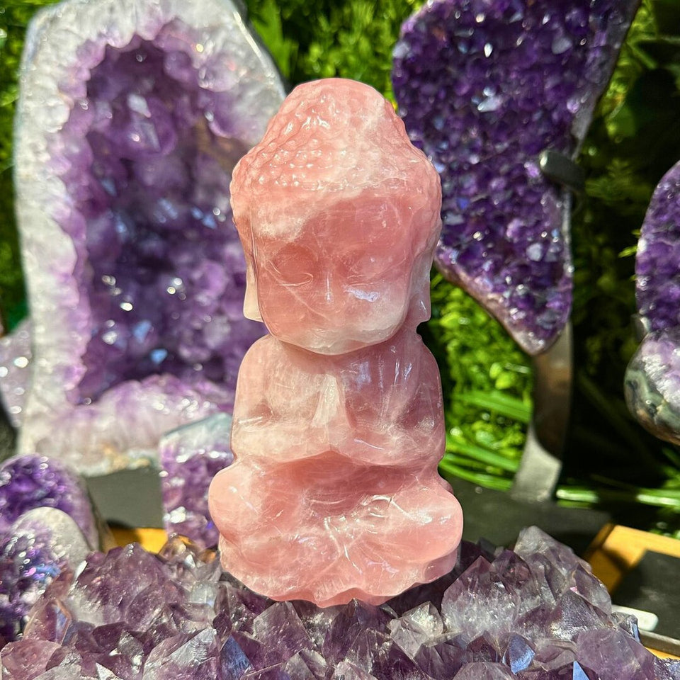 Bouddha Quartz Rose