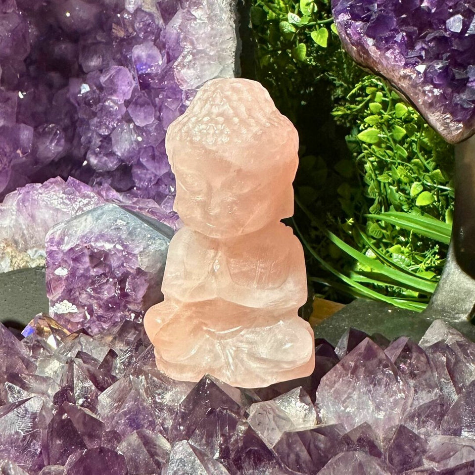 Bouddha Quartz Rose