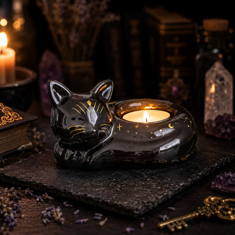Magie du Chat Noir — Bougeoir