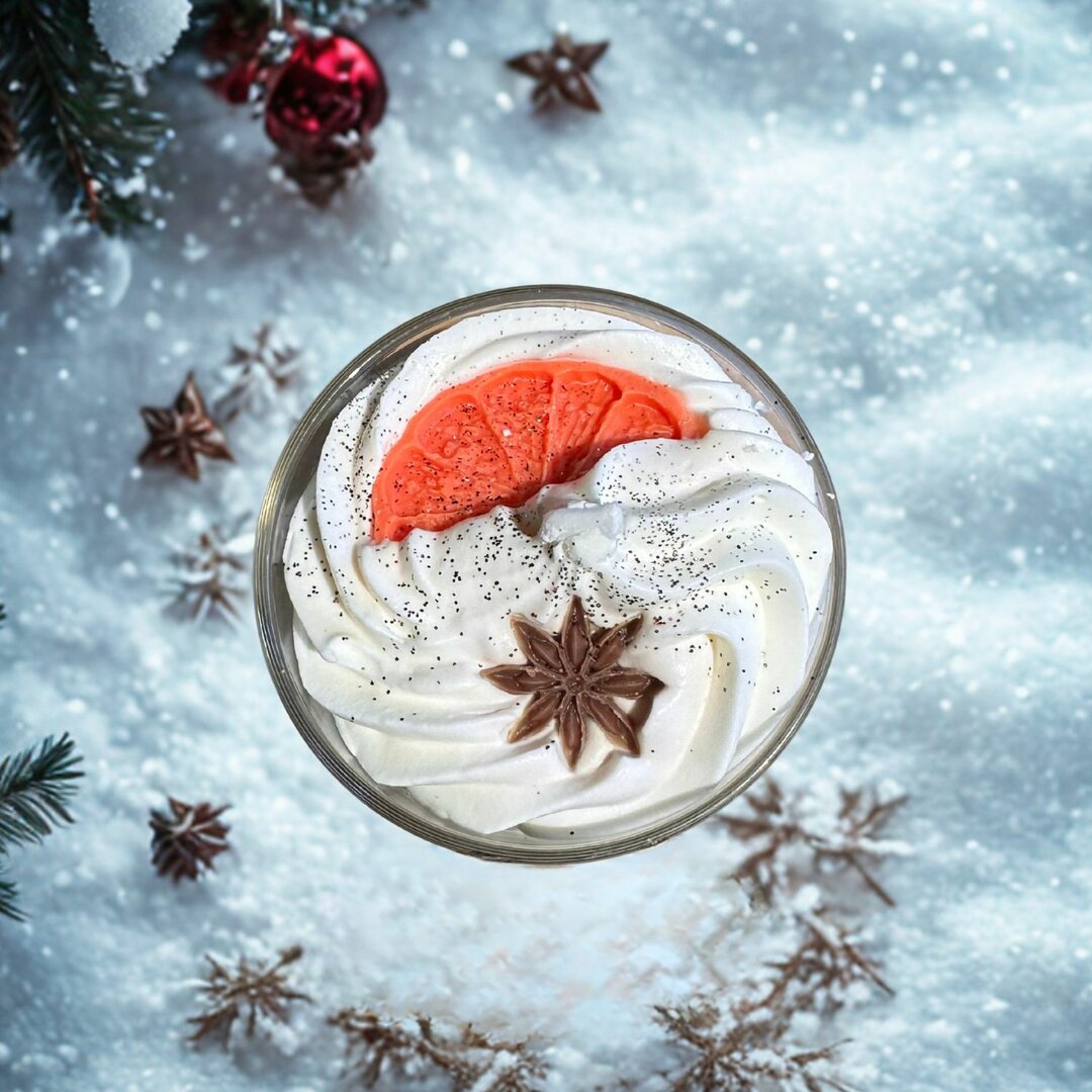 Bougie "Magie de Noël" - Senteur Cannelle/Orange