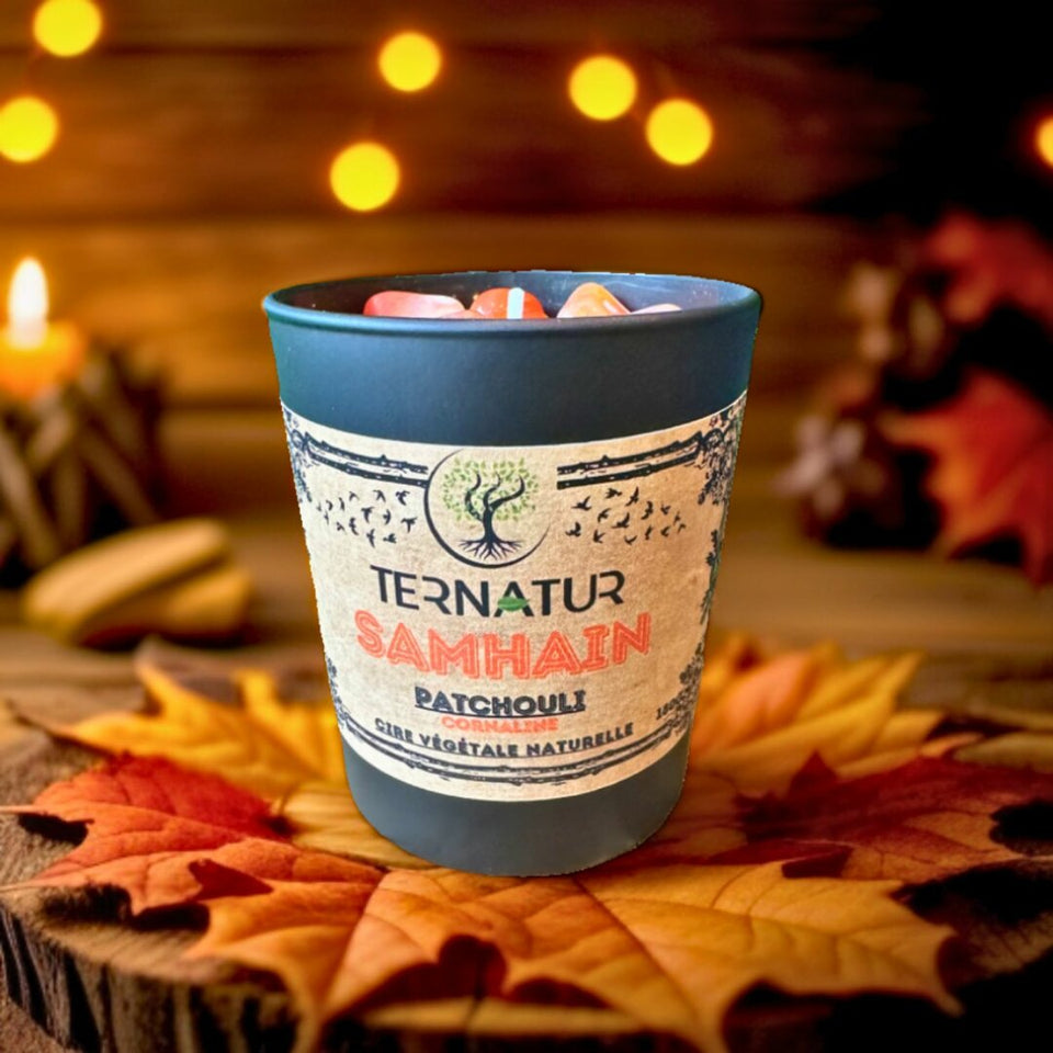 Bougie "Samhain" / Patchouli / 180gr - Édition Limitée
