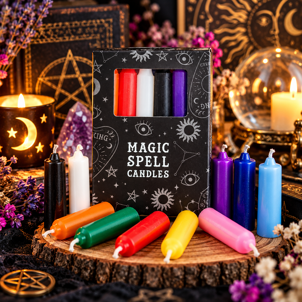 Pack de 12 Mini Bougies de Rituels