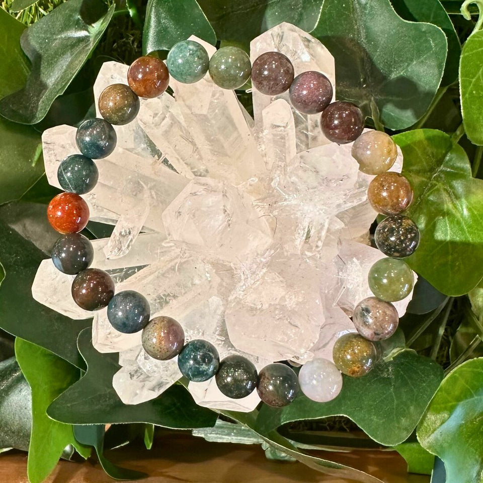 Bracelet Agate Indienne - 8mm