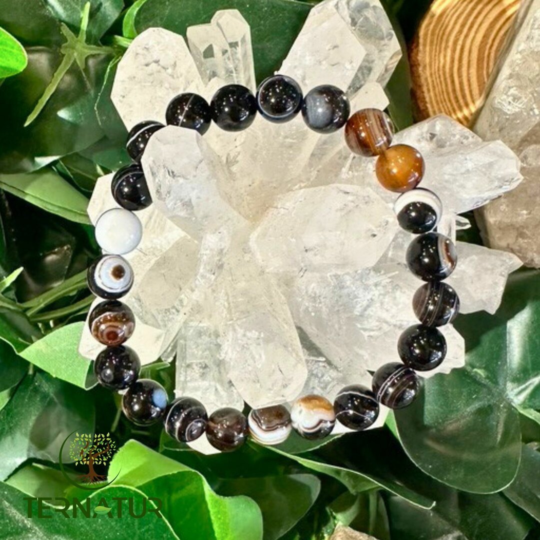 Bracelet Agate Oeil - 8mm