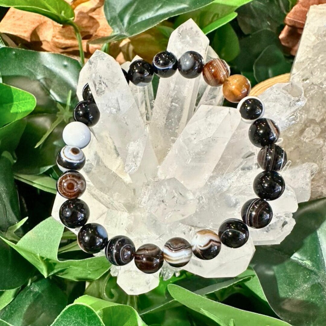 Bracelet Agate Oeil - 8mm