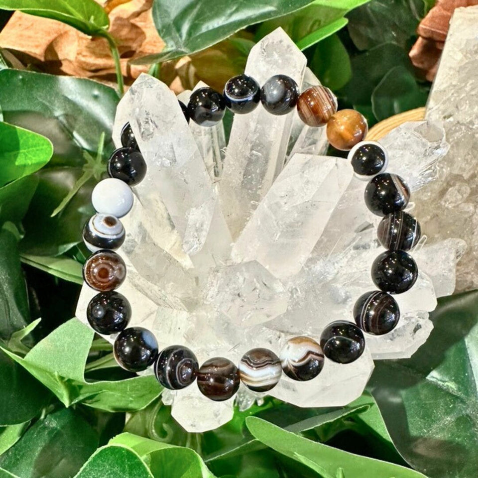 Bracelet Agate Oeil - 8mm