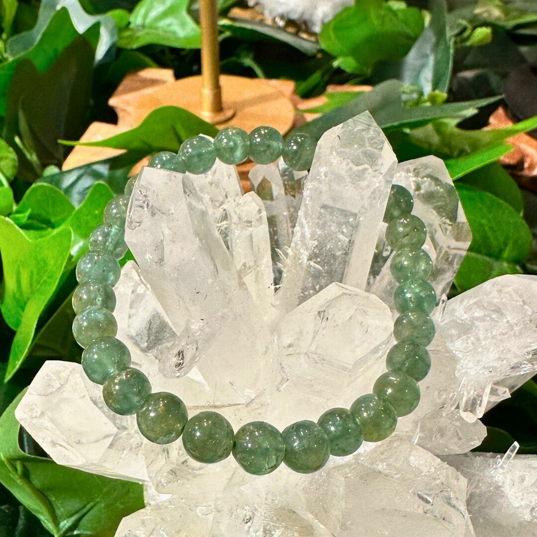 Bracelet Apatite Verte - 6mm