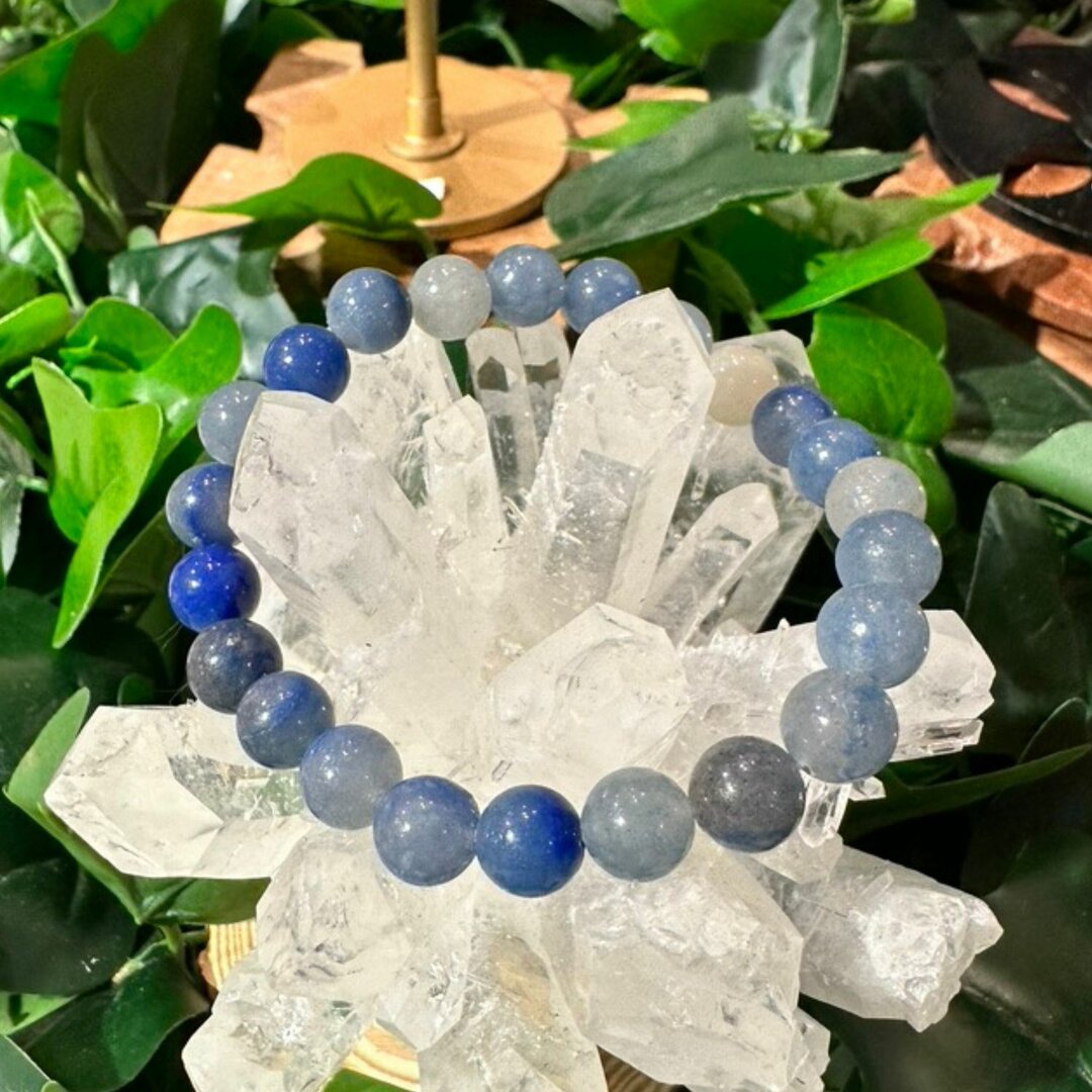 Bracelet Aventurine Bleue - 8mm