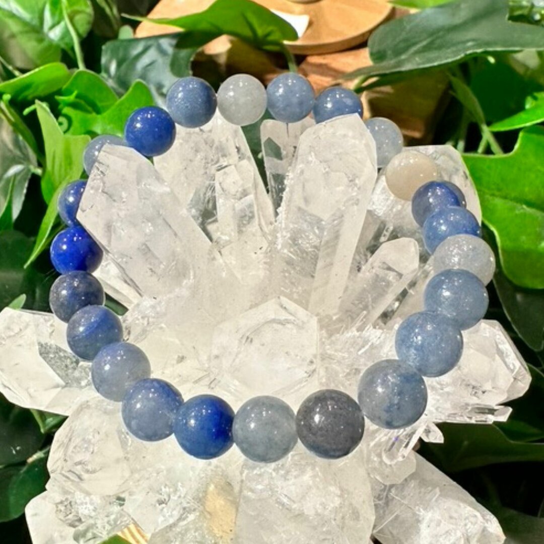 Bracelet Aventurine Bleue - 8mm