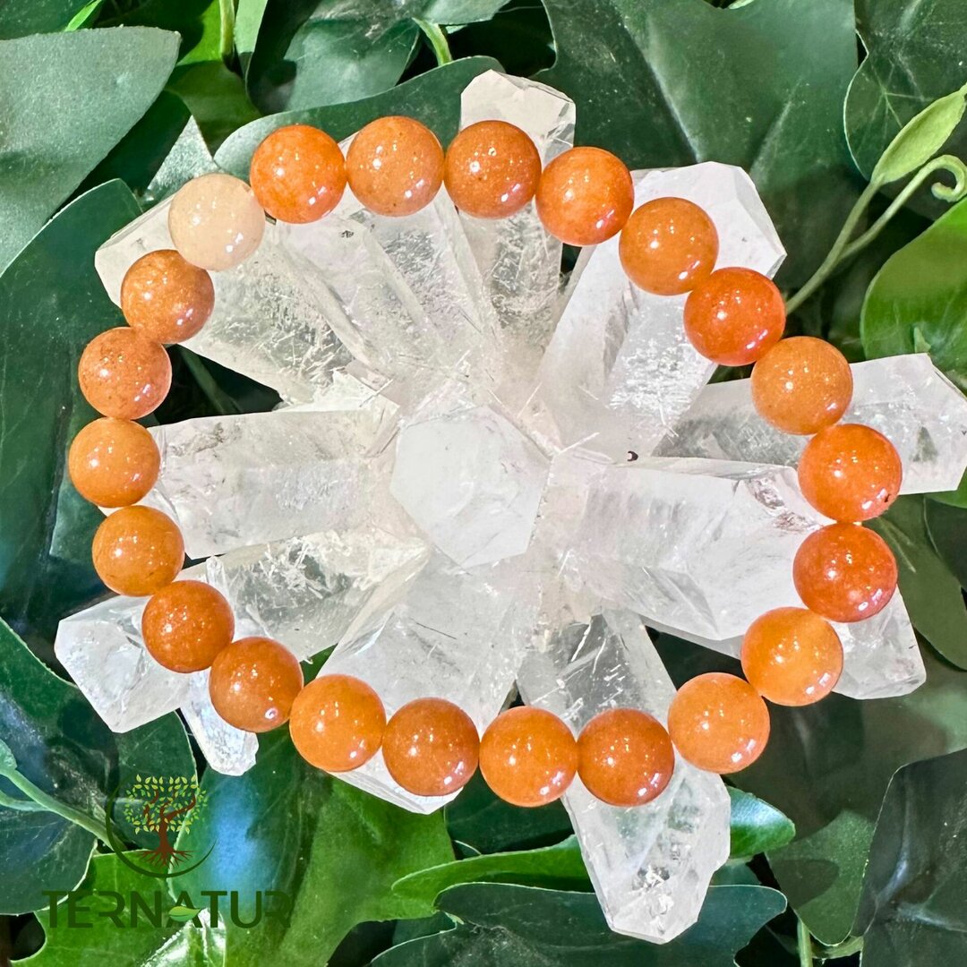 Bracelet Aventurine Orange - 8mm