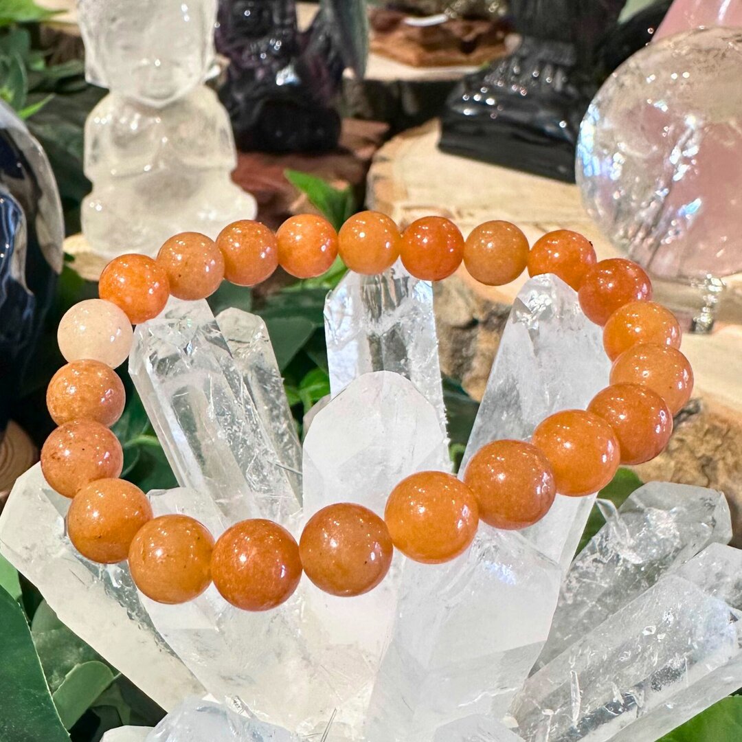 Bracelet Aventurine Orange - 8mm