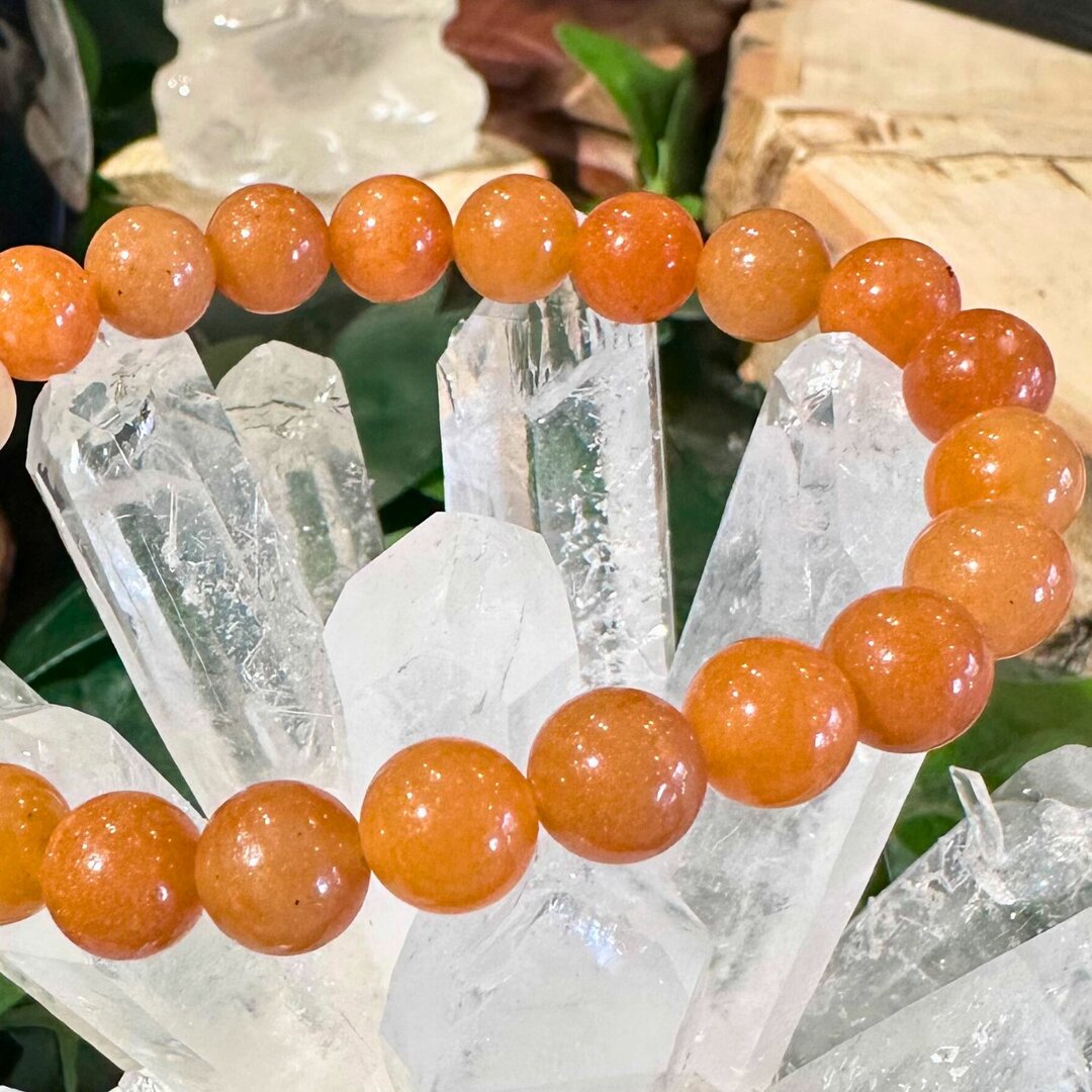 Bracelet Aventurine Orange - 8mm